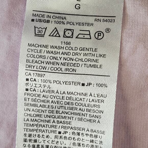 Banana Republic Purple Sleeveless Blouse Size Large - Picture 5 of 5